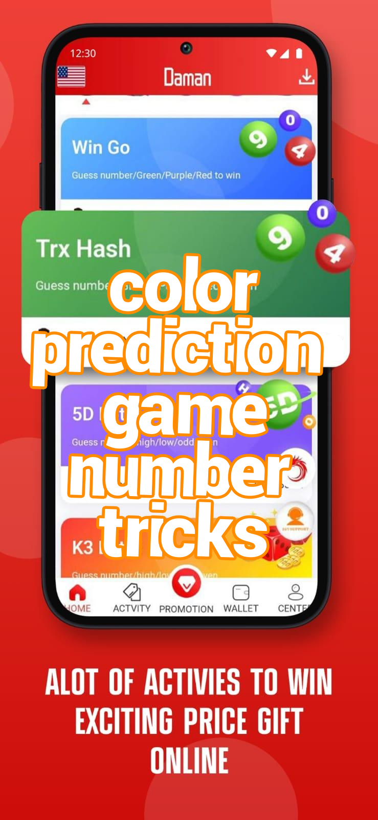 color prediction game number tricks Screenshots